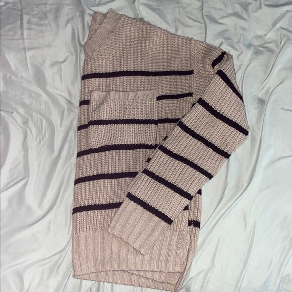 Tan knitted sweater